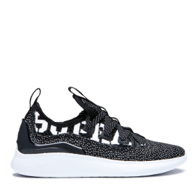 Supra Mens FACTOR Low Top Shoes Black/White/white | US-10617